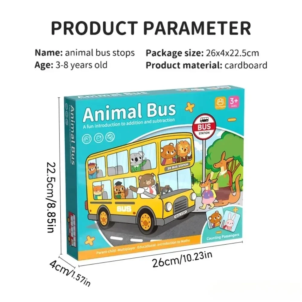 Dziecięca gra planszowa zatrzymka autobusu dla dzieci Gra planszowa dla rodziców i dzieci Zabawki Wczesna edukacja Gra poznawcza transportu dla dzieci