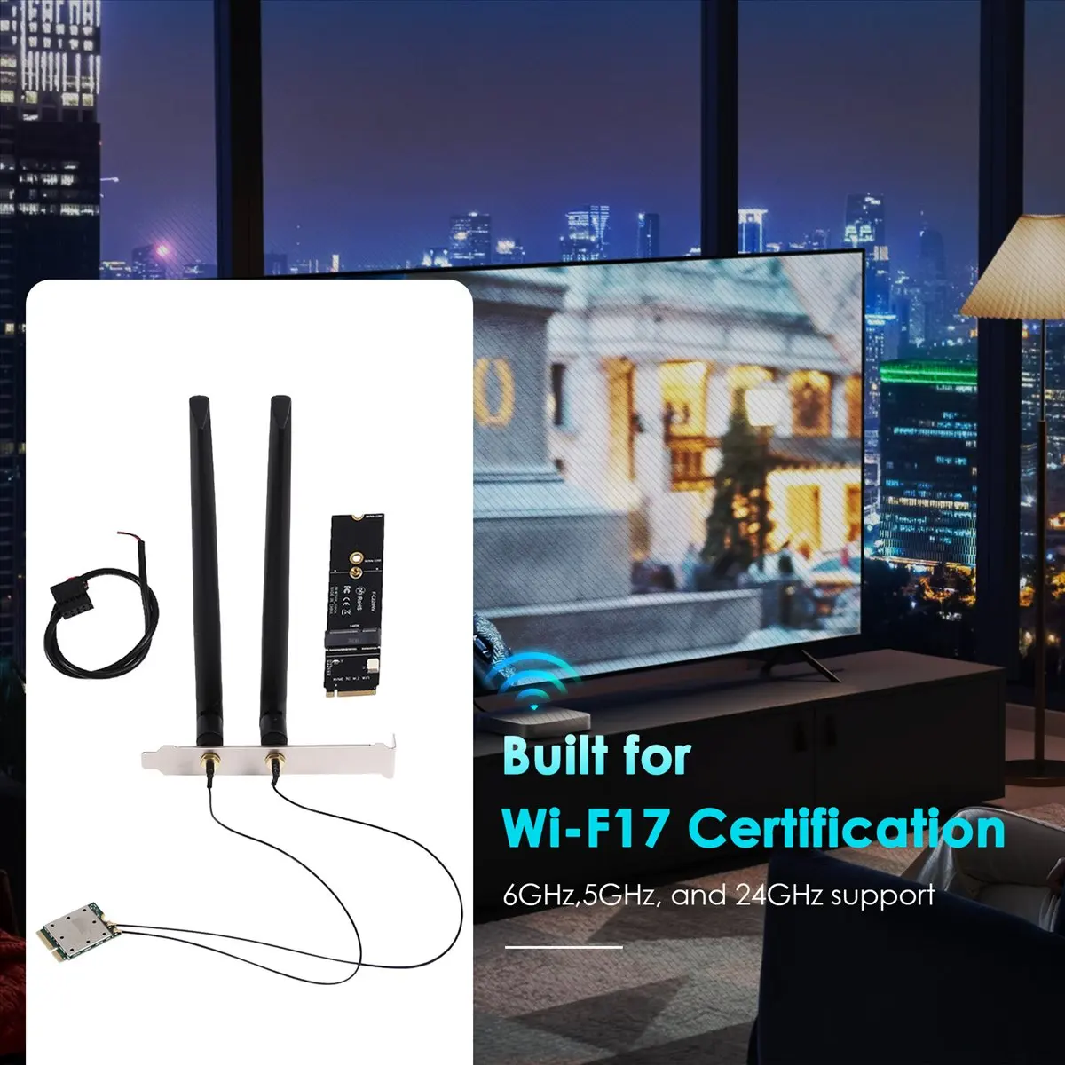 wifi-7-qcncm865-wi-fi-7-bt-combo-module-bluetooth-53-up-to-58-gbps-with-4k-qamwi-fi-7-wi-fi-6e-wi-fi-6-80211ax