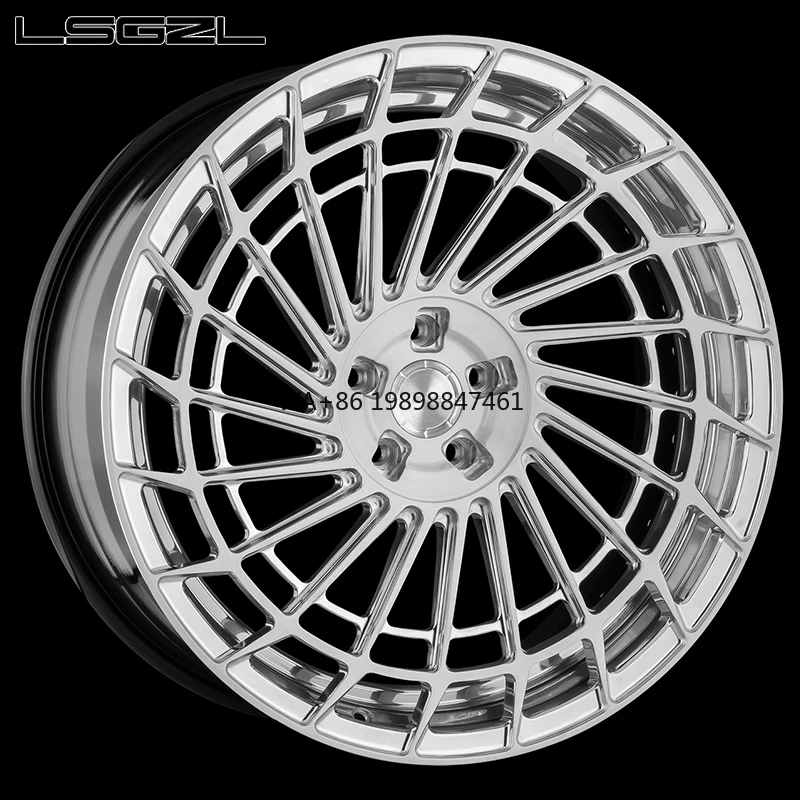 

Custom Forged Alloy Sport Racing Car Wheel Rims for 5x114.3 5x112 5x120 5x120.65 Polish Multispoke 17 18 20 22 24 26 Inch