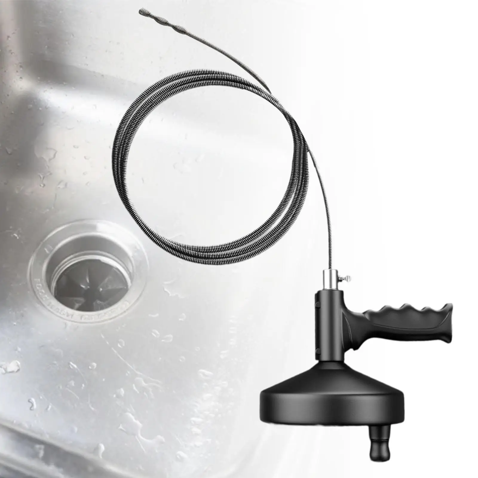 

Очиститель сантехнических сливов, разблокировщик сантехнических труб, 5 м, проводной съемник змеиных засоров для