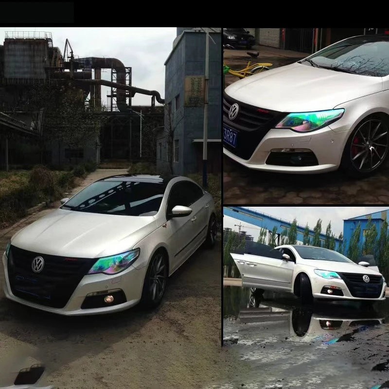 JDM Gelbe Auto-Scheinwerfer-Rücklicht-Nebelscheinwerfer-Tönungsfolie Kratzfeste Auto-Karosserie-Tuning-Zubehör Styling-Aufkleber – Detail 3