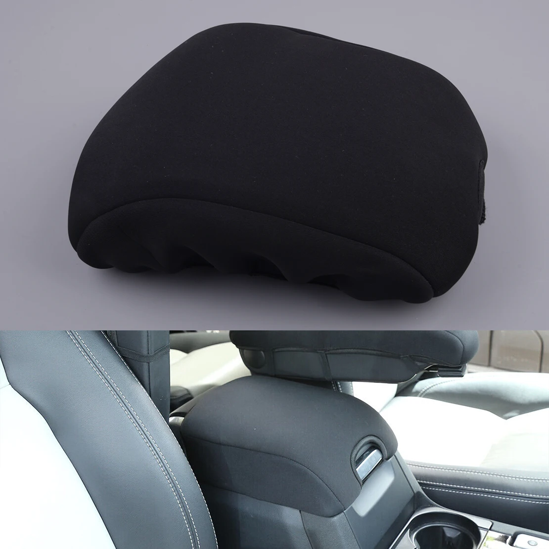 

Черная крышка подлокотника центральной консоли, тканевая крышка, подходит для Land Rover Discovery 3 2004-2009 2010 2011 2012 2013 2014 2015 2016