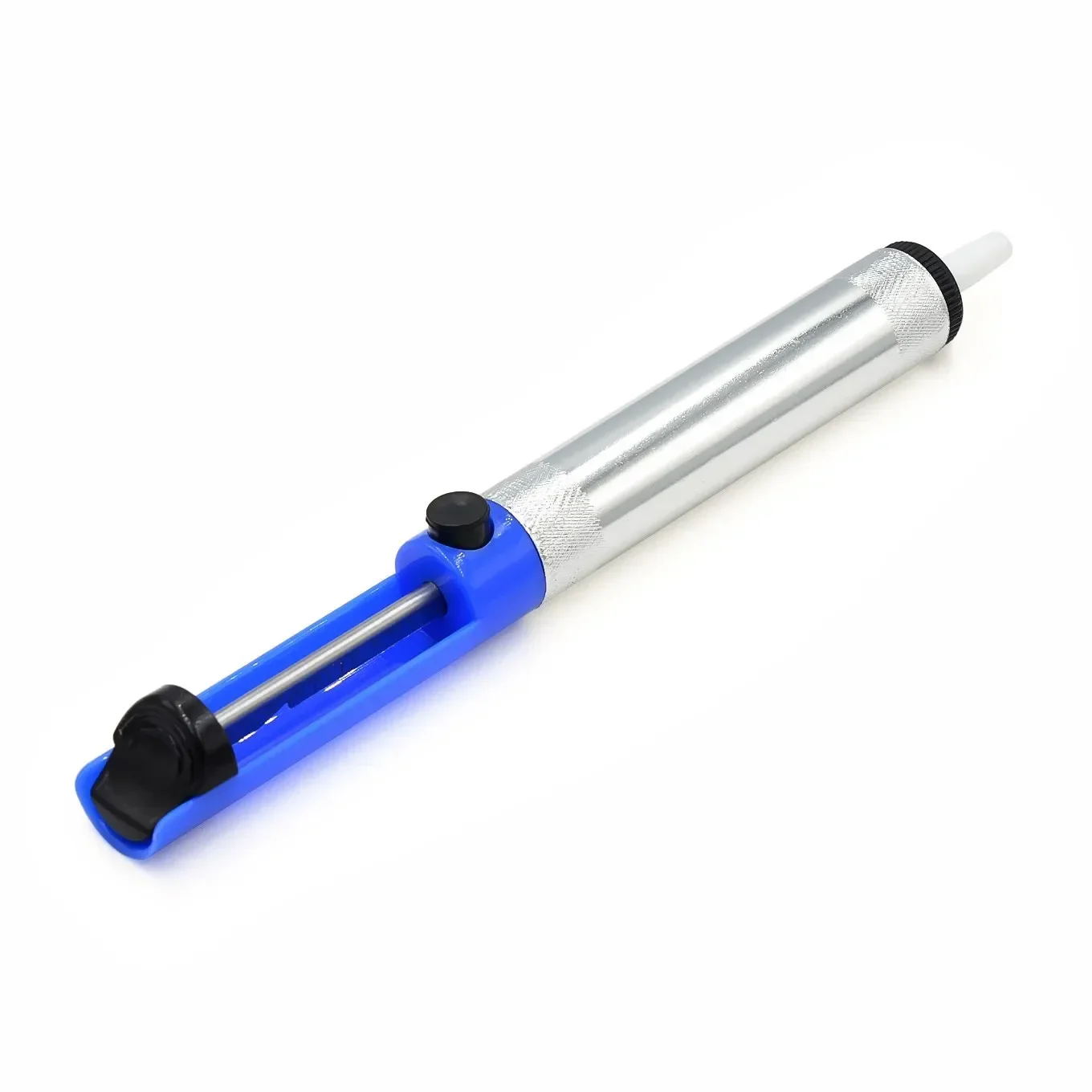 Aluminum Desoldering Pump, Solder Sucker Tool, Vacuum Tin Removal Pen for Soldering Iron, Blue Suction Device image 6