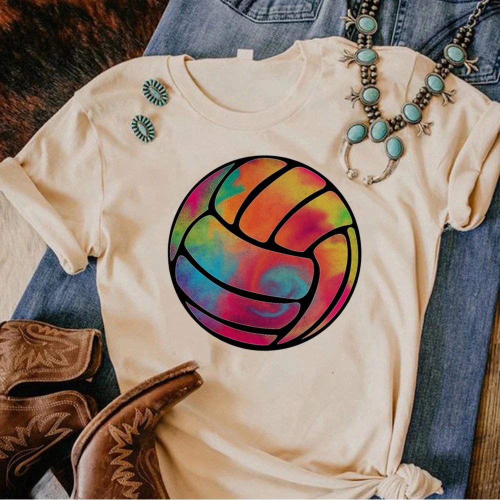 Volleyball tshirt women anime harajuku t-shirts female graphic streetwear clothes