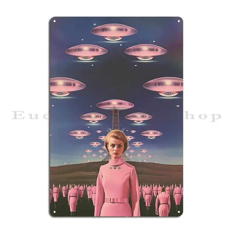 Ms. President Of Space Metal Plaque Retro Decoration Designer Wall Decor Create Tin Sign Poster