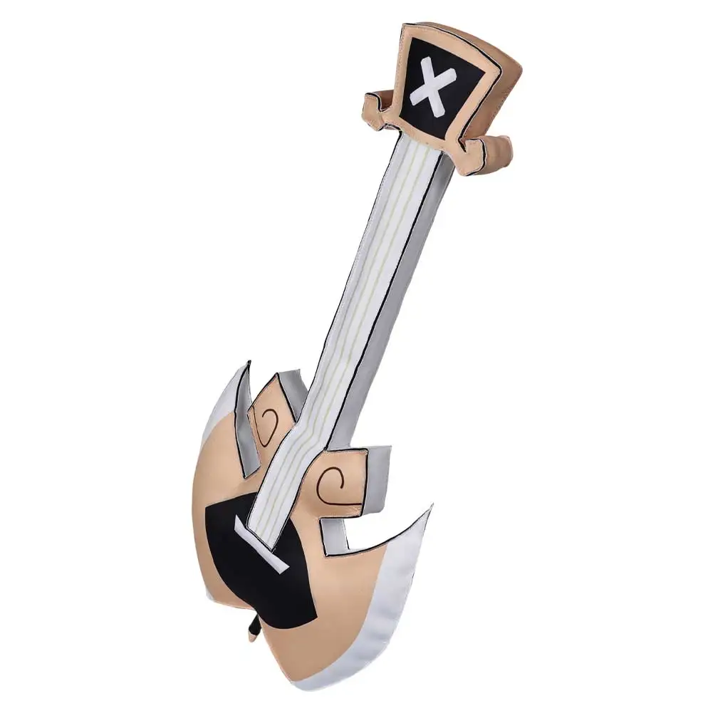 Dissguise Adam Hell Inn تأثيري الغيتار أنيمي الكرتون زي الاكسسوارات الدعامة الكبار النساء الرجال ملابس حفلة كرنفال الهالوين #4