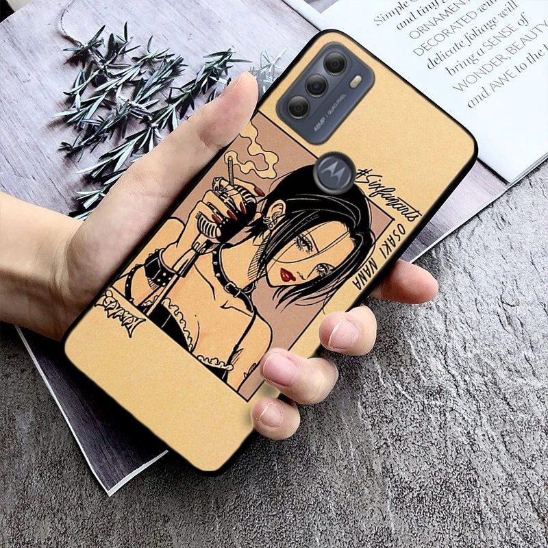 Nana Osaki Anime Phone Case For Moto E32 E32S E20 E40 E7 Plus Edge 40 30 Ultra Neo 20 lite G13 G9Plus GPure GStylus