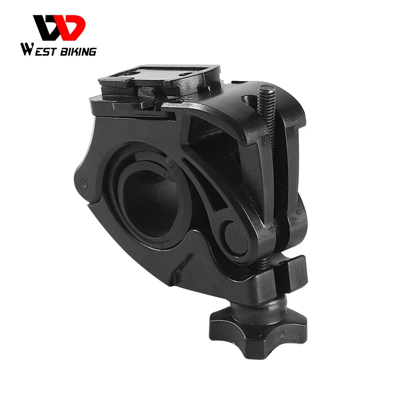 WEST BIKING Bike Light Bracket Mount Bicycle Lamp Stand For Hot Sale Cycling Headlight Support Bicycle Accessories