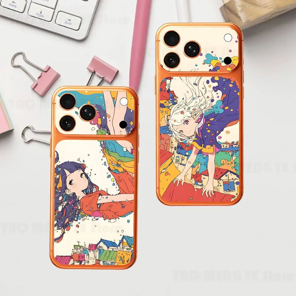 

Декоративная защитная наклейка-стикер Rainbow Girl для задней панели iPhone 17 Pro/Pro Max