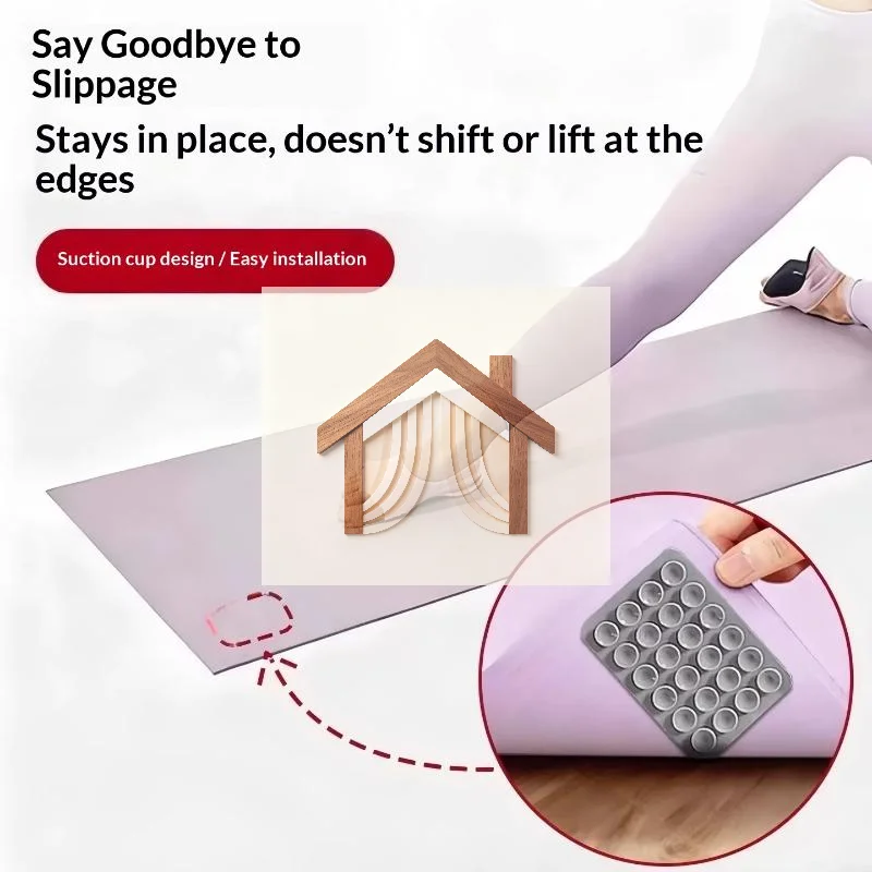 10Pcs Reusable Rug Gripper Anti-Slip Pads, Easy Install, Stop Rugs Slipping, Curling and Shifting on Floors