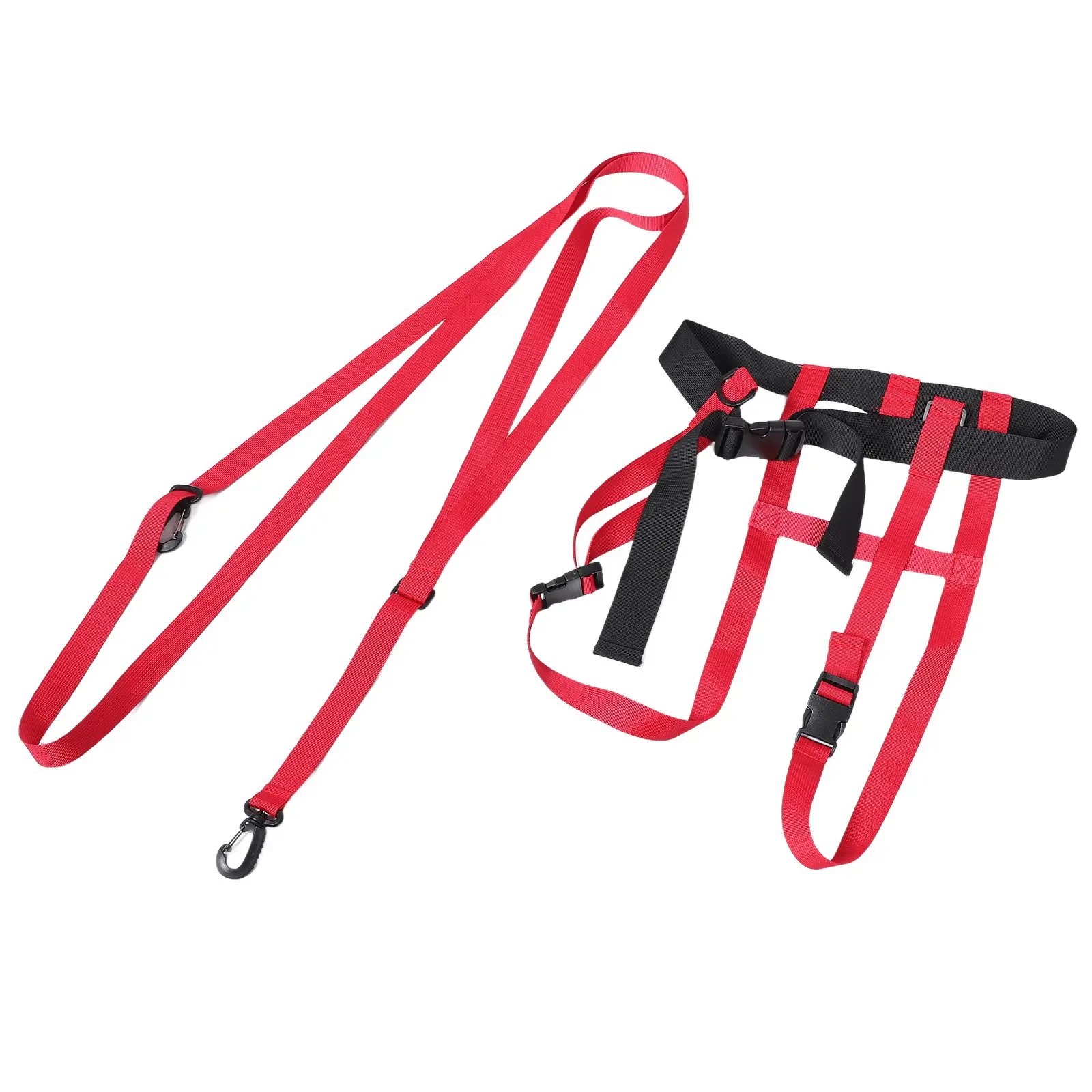 

Kids Skiing Traction Strap Professional Ski Harness for Children Adjustable Shoulder Strap with Handle for Skiing Snowboarding