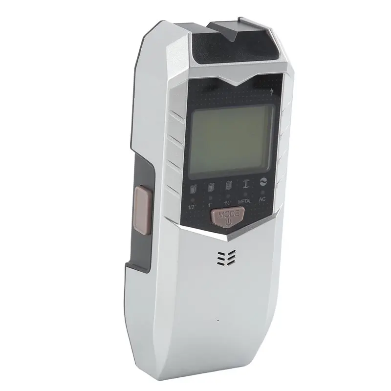 B44C 5-In-1 Electronic Detector Wall Stud Finder Sensor Wall Scanner Edge Center Detect Wood /Metal/AC Live Wires Inside