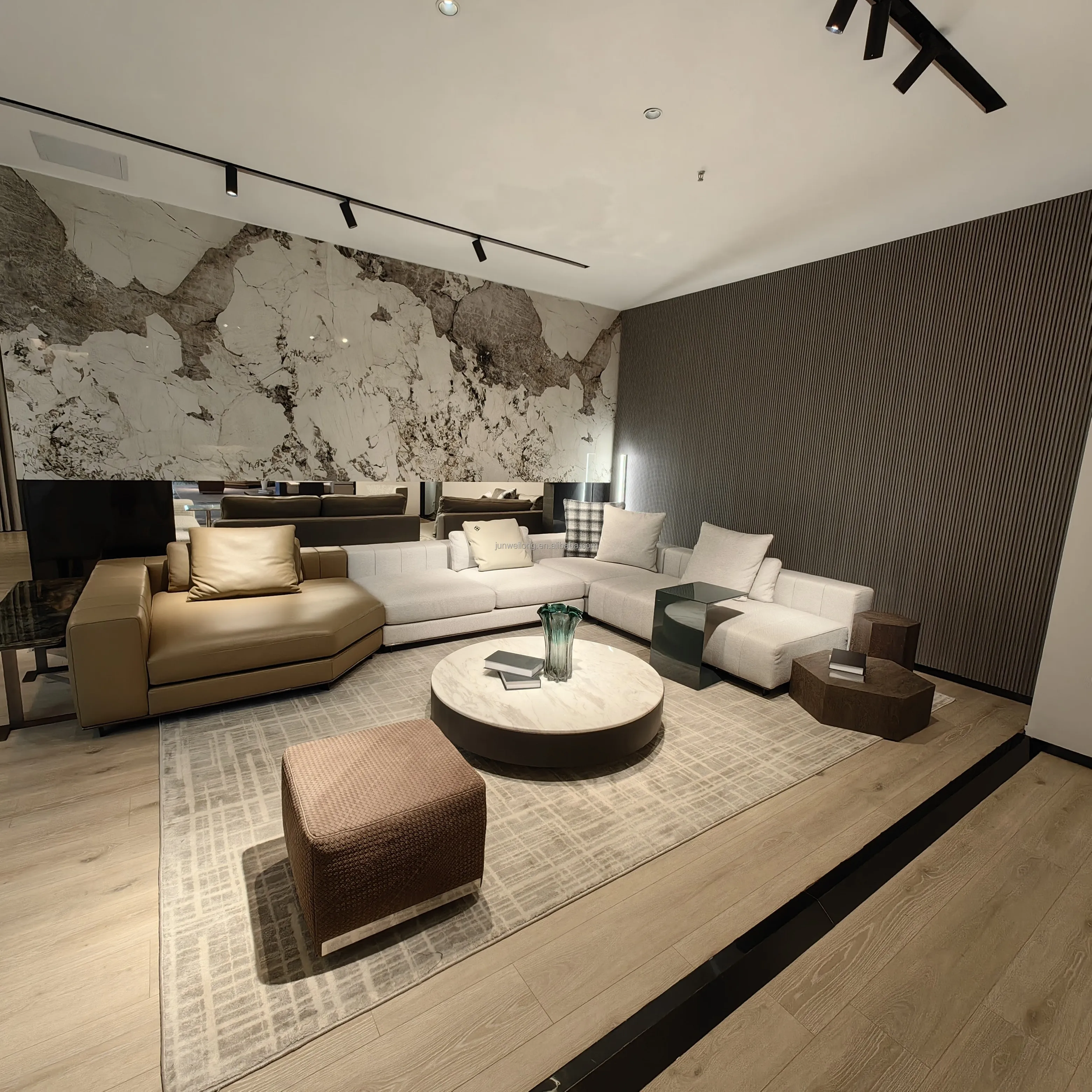 

#Italian Minimalist L Shape Luxury Sofa Modern Sectional Sofas Couches Luxury Living Room Sofa