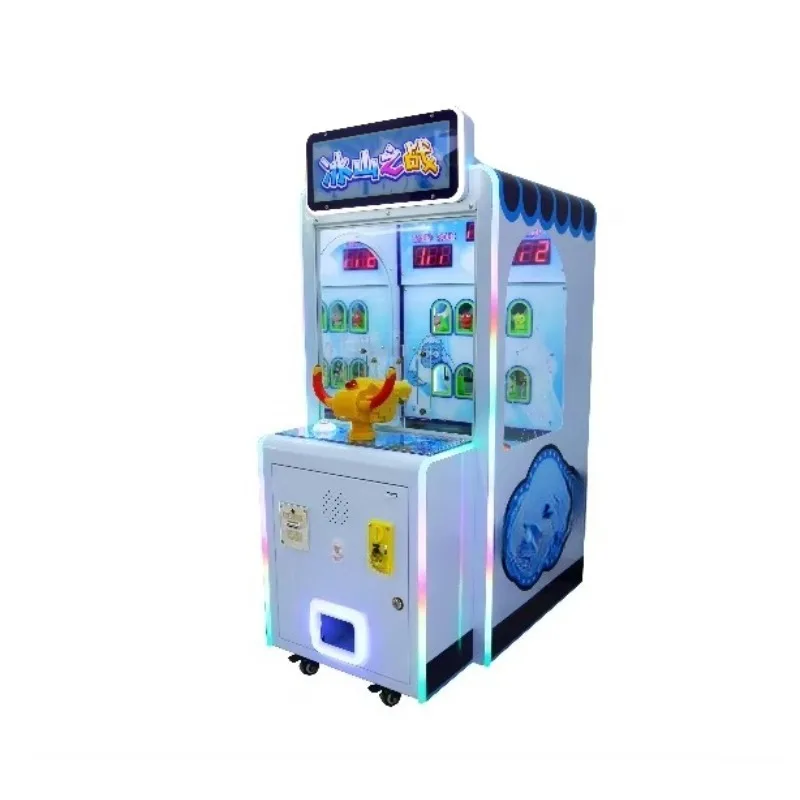 Coin Operated Kids Arcade Iceberg War Shooting Ball Ticket Lottery Redemption Game Machine for Amusement Park