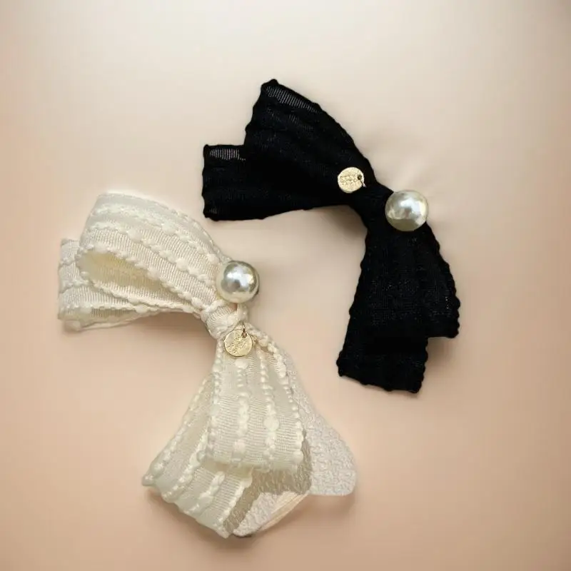 مشبك شعر لؤلؤي حلو وبناتي، إكسسوار للشعر، مشبك غرة جانبي على شكل منقار البط #4