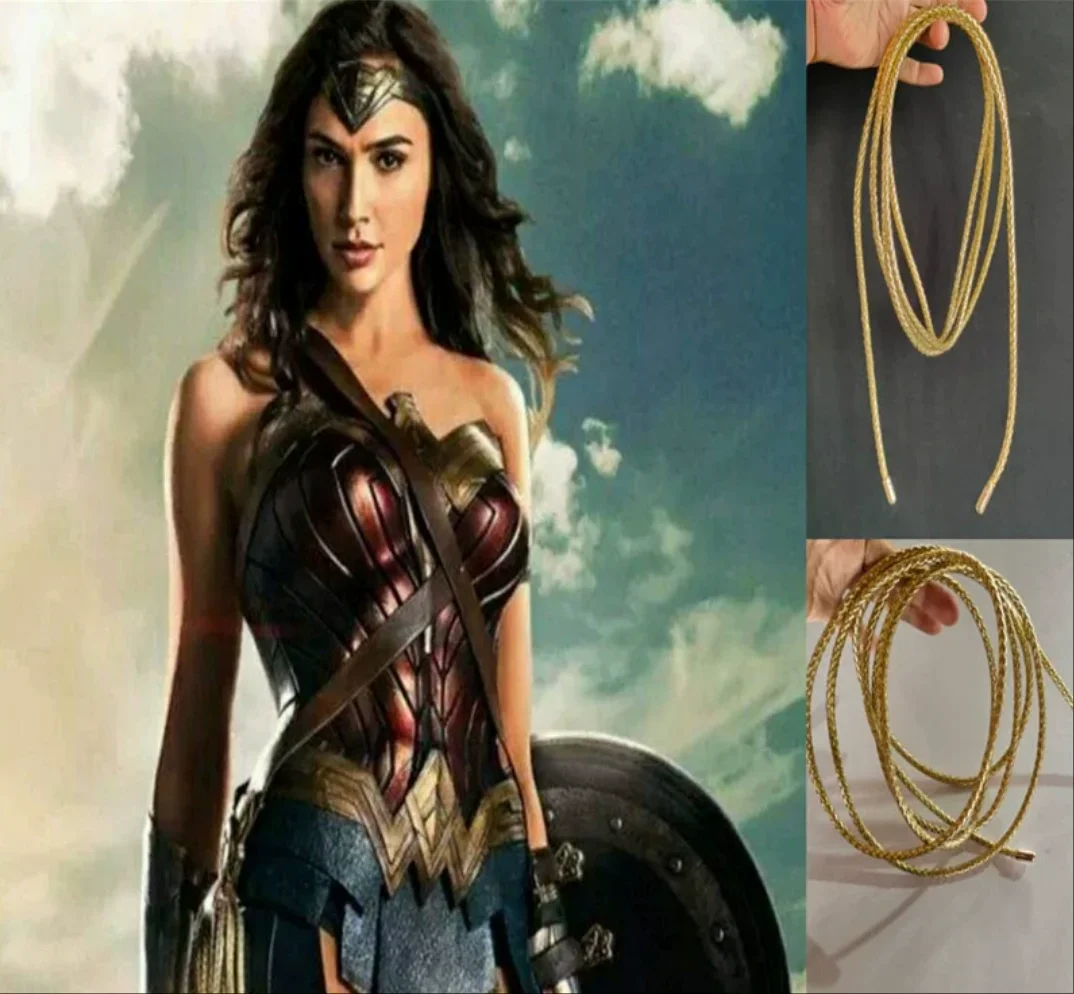 Cosplay super-héros femmes Lasso de la vérité Diana Prince corde fouet armes Costume merveille déguisement fête Anime spectacle sur scène
