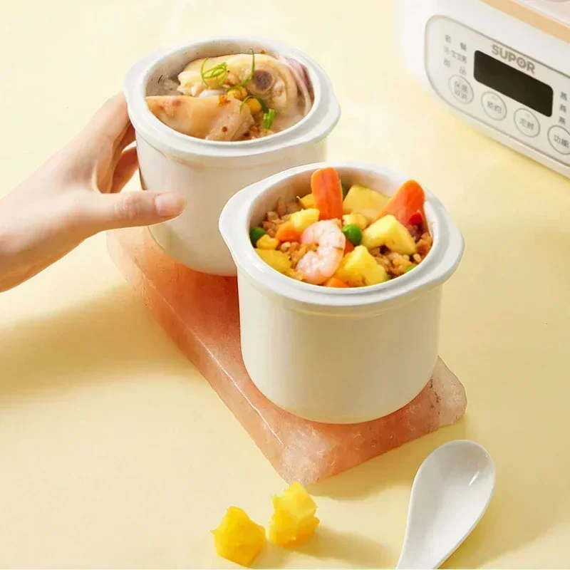 New Electric Stewpot Porridge Pot Baby Food Supplement Bird's Nest Small Electric Stew Pot Water-Proof Household