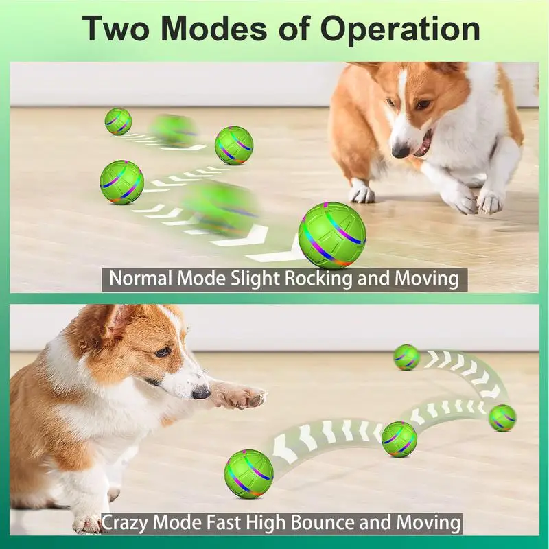 Telecomando cane palla giocattolo luci a Led luminose arricchimento interattivo cucciolo giocattoli telecomando palla interattiva per giocoso