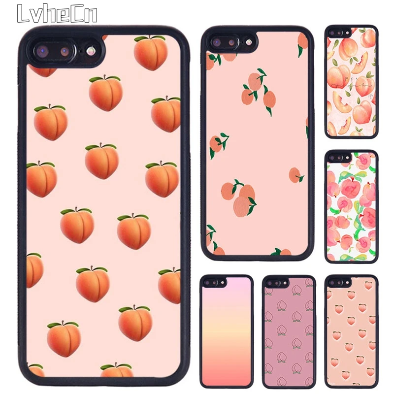 Pink Peach Phone Case For iPhone 14 15 16 13 12 Mini Max Cover For Apple 11 Pro Max 6S 8 7 Plus SE2020 shell