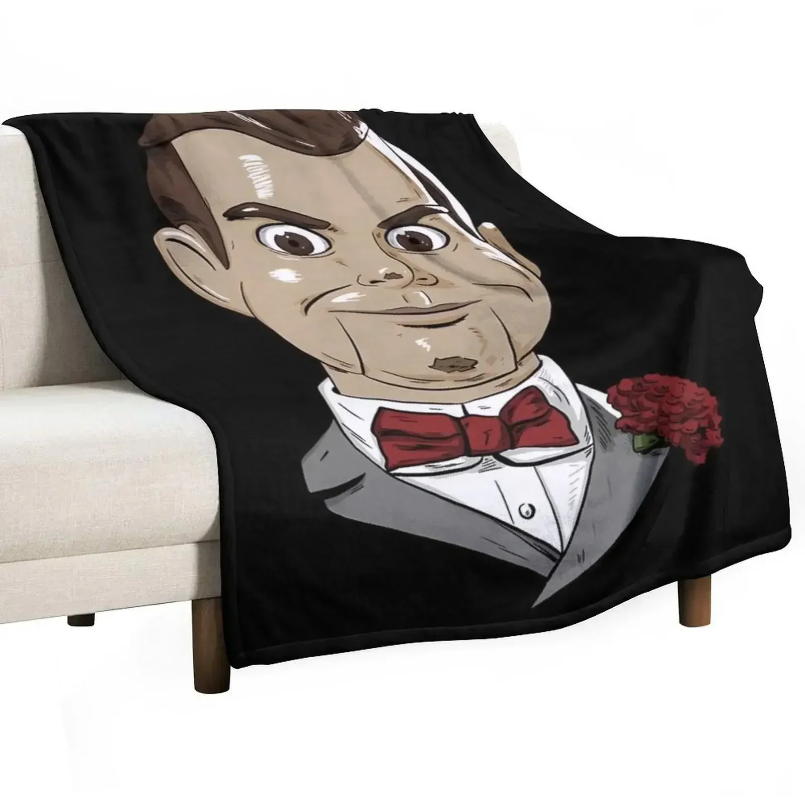 Slappy the Dummy Throw Blanket Summer Moving manga Sofa Quilt Giant Sofa Cute Plaid Blankets