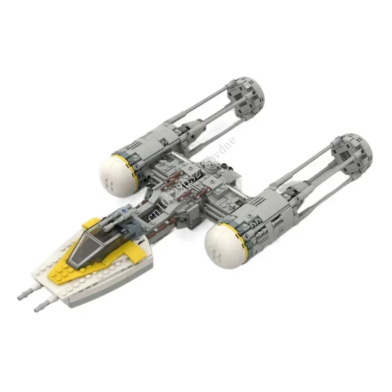 

792PCS Customized MOC Space Battle BTL-A4 Y Wing Starfighter Model Building Blocks Technology Bricks Assembly Toys Birthday Gift