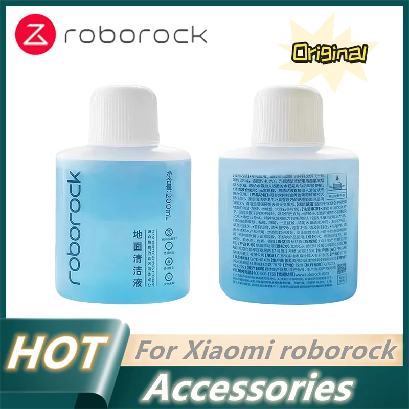 Roborock Qrevo Curv Q5 Pro S8 MaxV Ultra Q8 Max+ Qrevo Pro Qrevo S Robot Vacuum Cleaners 200ml Original floor cleaning Fluid
