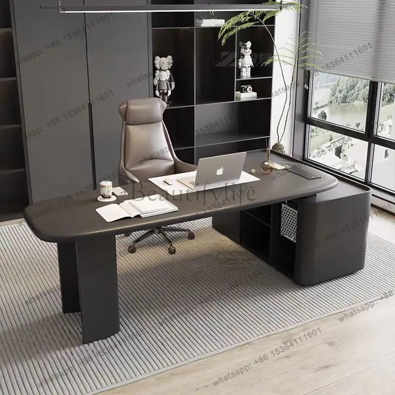 Nordic Design Office Desk Display Aesthetic Reception Standing Office Desk Drawer Modern Escritorio Oficina Commercial Furniture