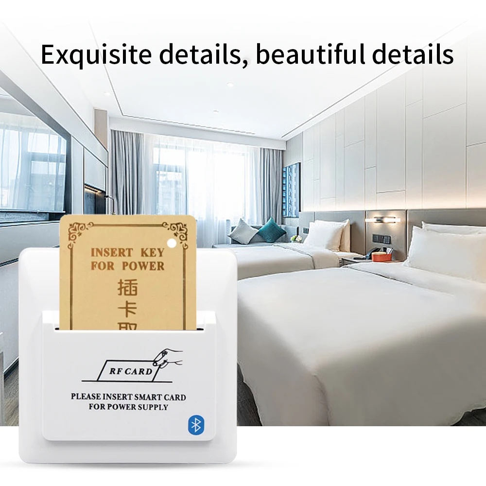 TTHote B & B Hotel Key interruttore a risparmio energetico Saver AC85-265V 2.4GHz 13.56Mhz Card Contactless TTHotel Power Saver App Remote On Off