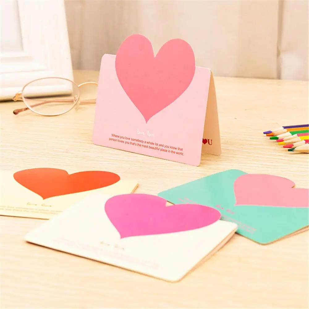

Gift Birthday Heart Thank You Card Greeting Card Paper Love Wishing Card