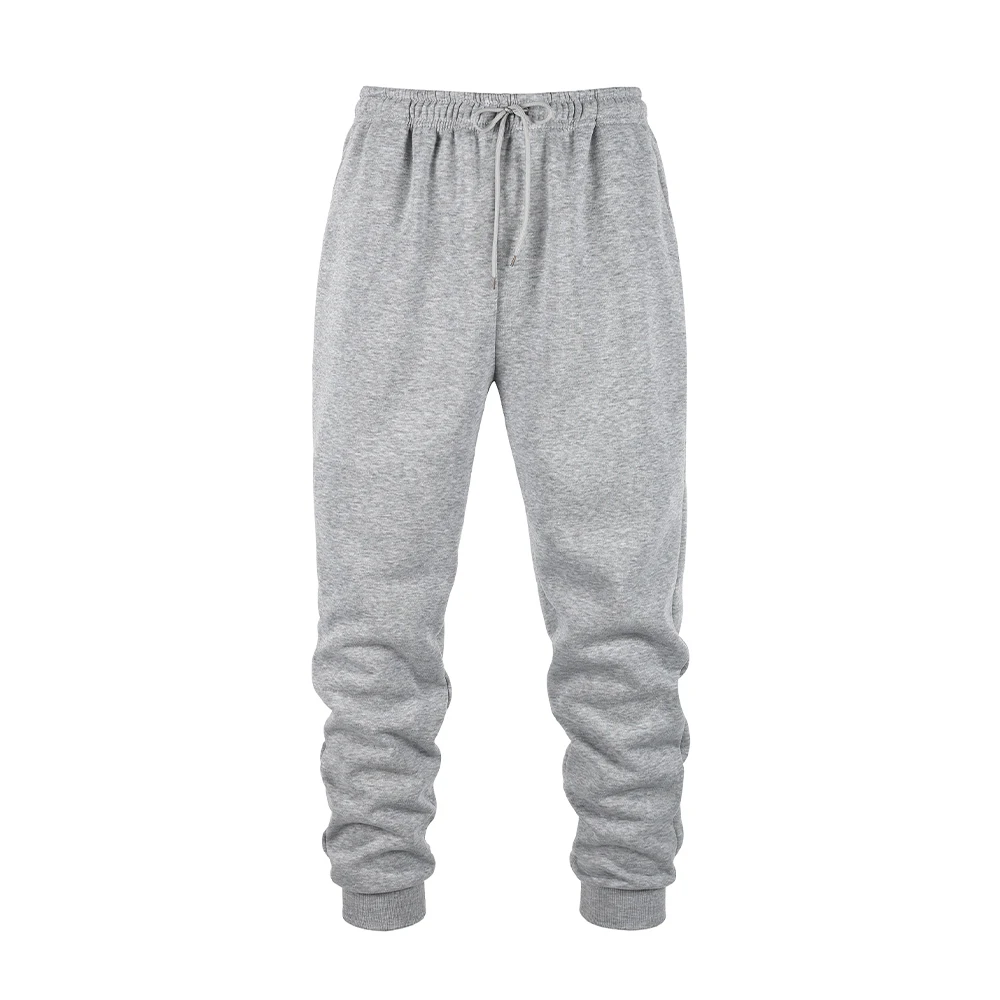 

Fashion versatile casual cotton men's solid color trousers comfortable sports street sweatpants unisex autumn and winter models