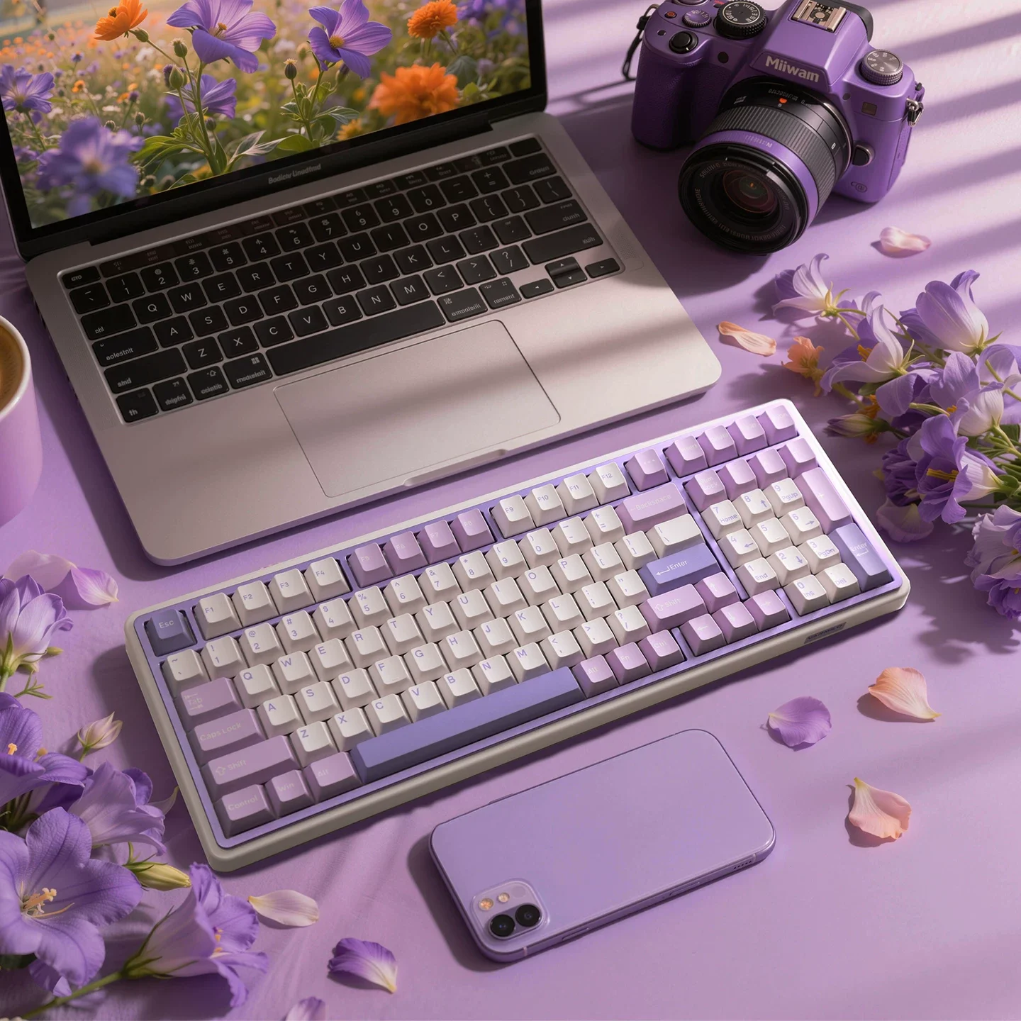 Varmilo Mini 98 Pro メカニカルキーボード 3モード ワイヤレス RGB