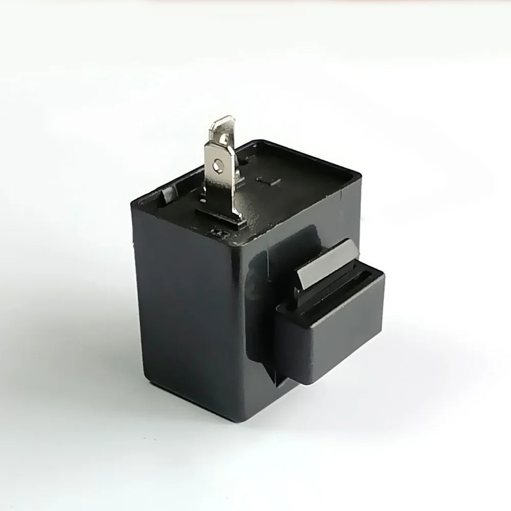 Turn Signal Flasher Relay For Motorcycles With 2 Pin Connector 6V 12V Voltage Range Supports 8W To 100W Load Reliability Focus