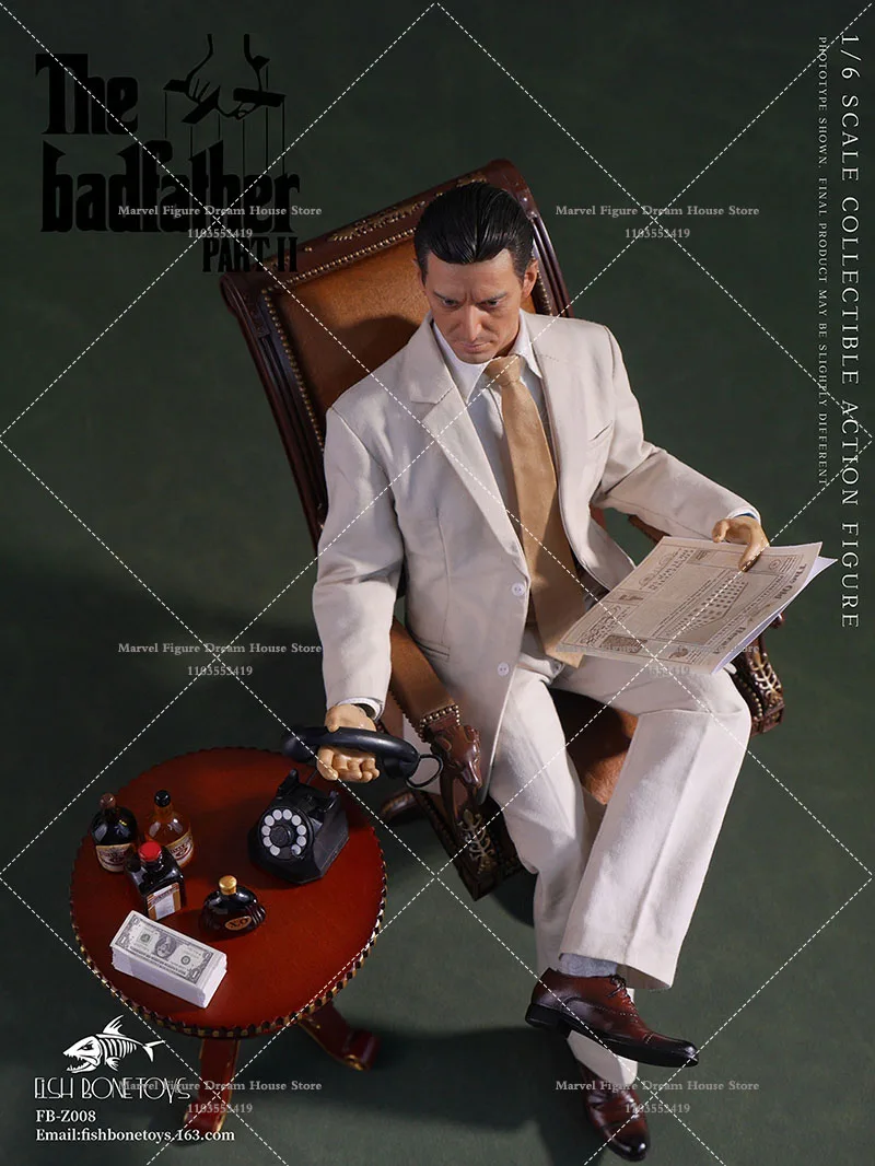 FISH BONETOYS-figura DE ACCIÓN DE FB-Z008, juguete coleccionable a escala 1/6, El Padrino II, Mike, 12 pulgadas, soldado Masculino