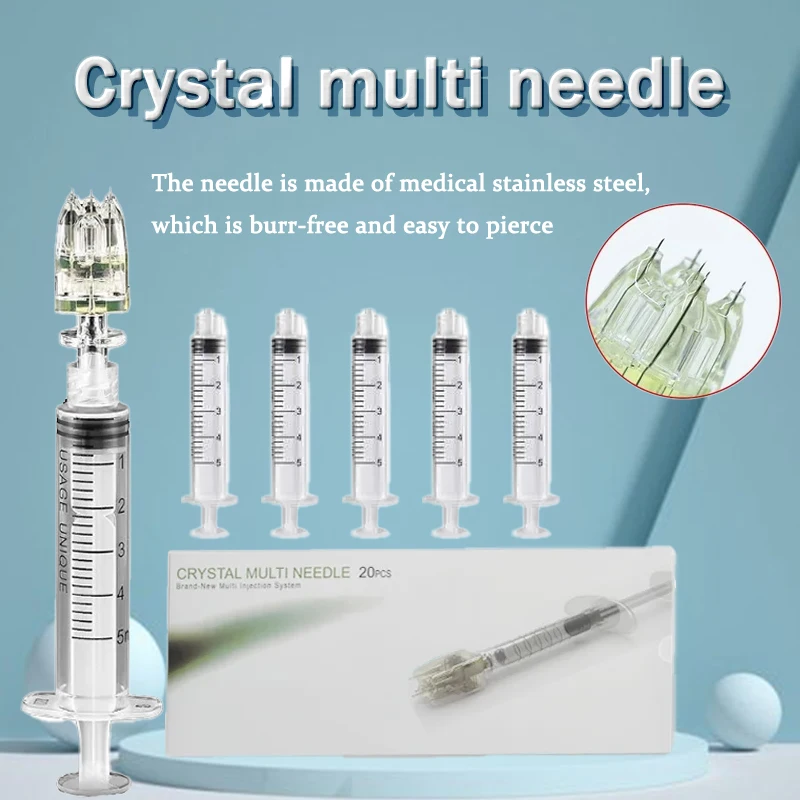 20-40 Pcs Korean Crystal 5pin Syringe Connector