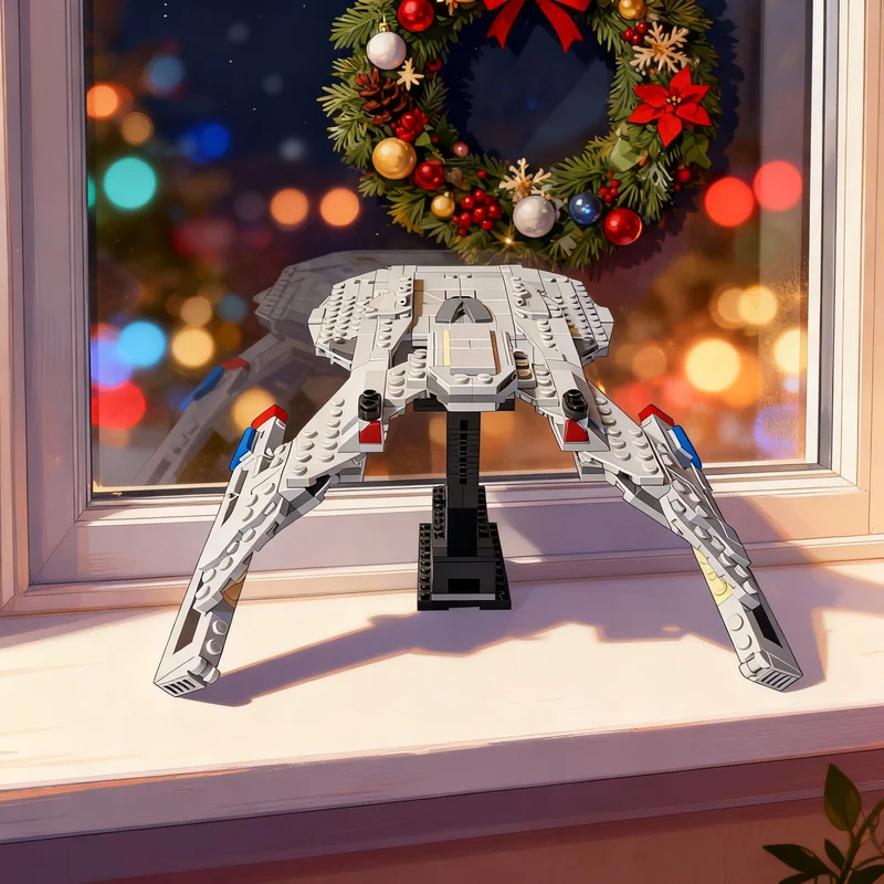 

521pcs MOC Star Trek Akira Class Alternate Build Battle Model Building Blocks Architecture Toy Idea Christmas Gifts Brick Kids