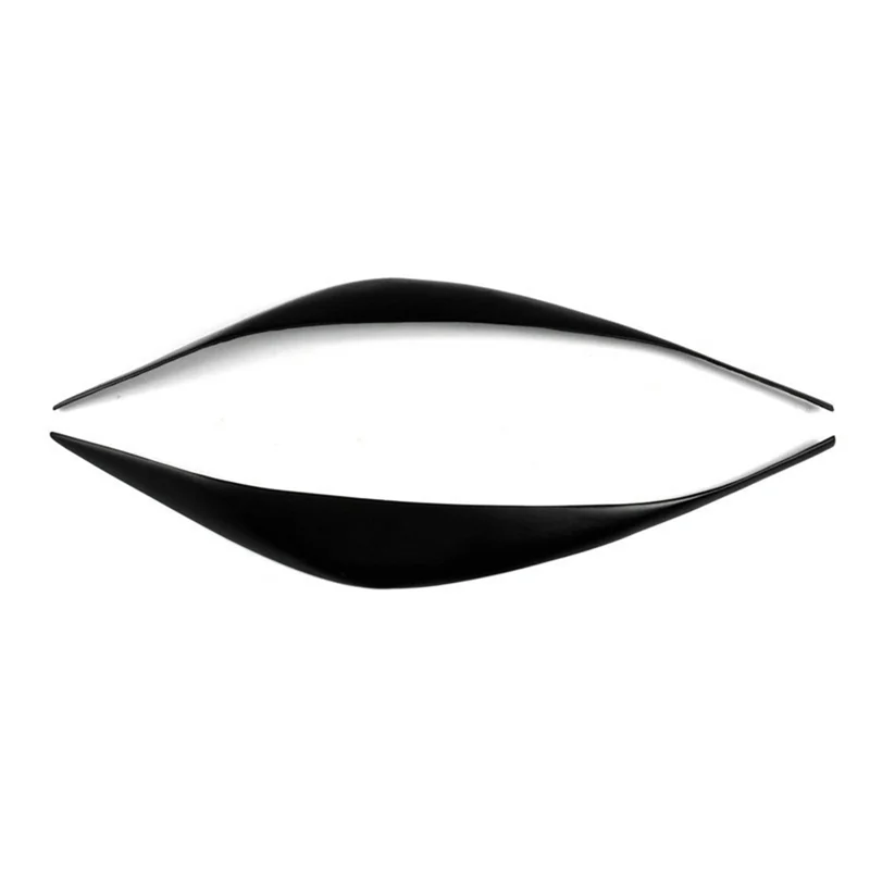 Car Front Headlight Eyebrow Head Light Eyelid Eyebrow Resin Trim Sticker For BMW F34 GT330 GT328 GT300 2016-2019