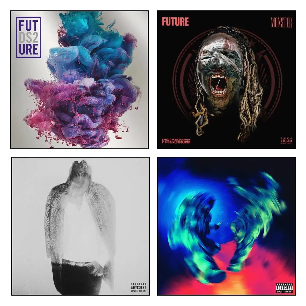 Singer F-Future Music Album Poster Personalized Aesthetic Wall Decor Modern Bedroom Room Decoration