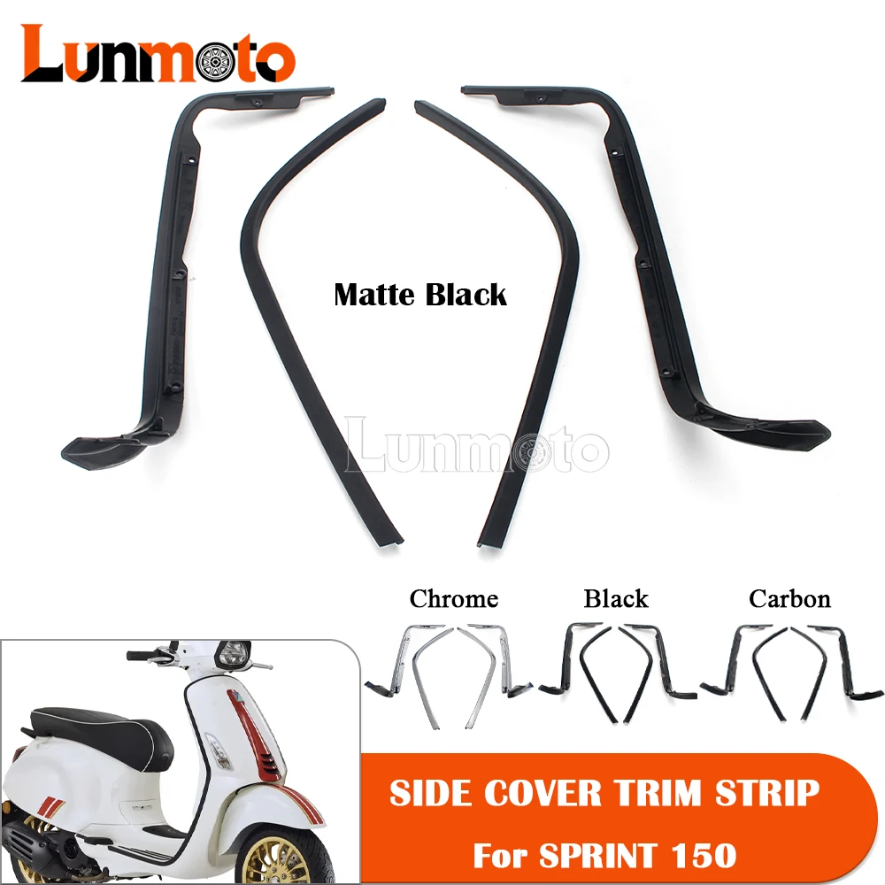 For SPRINT 150 Sprint150 2021 Scooter Trim Strip Lining Footrest Pedal Side Cover Motorcycle Accessories Upper Liner Side Strips