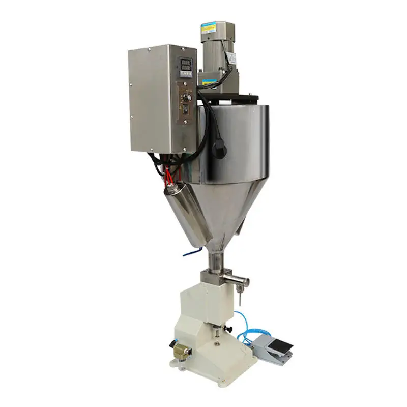 A02 5-50ml Piston Viscous Liquid Bottle Filler Peanut Butter Ointment Cream Honey Jar Filling Machine