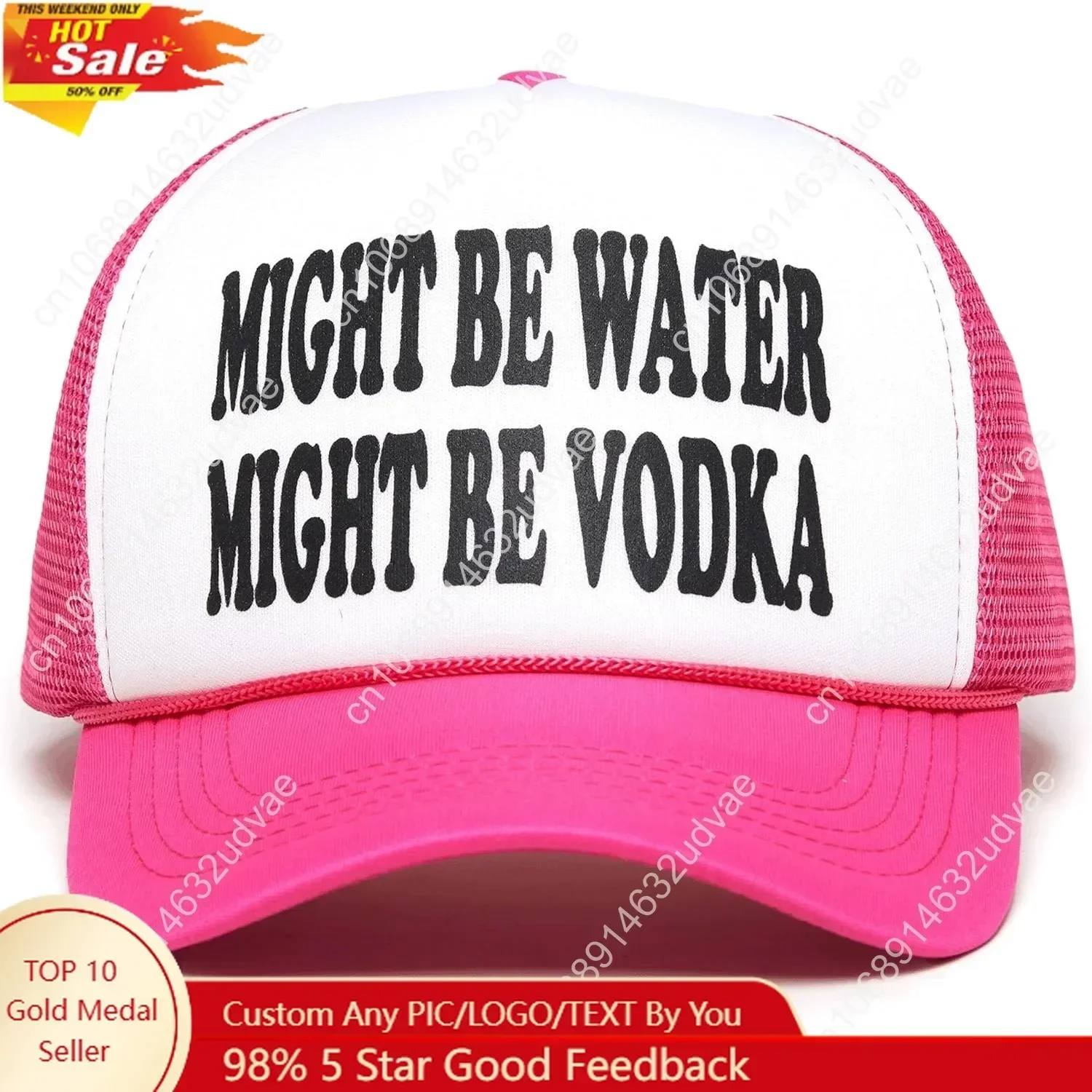 Funky Junque Premium Mesh Snapback Trucker Hat - Stylish Comfort for All - Patriotic, Humor & More
