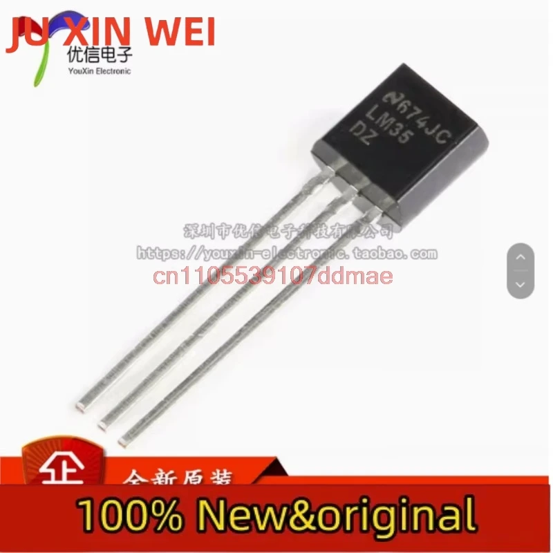 8pcs Brand new original LM35DZ LM35D direct insertion TO-92 temperature sensor LM35