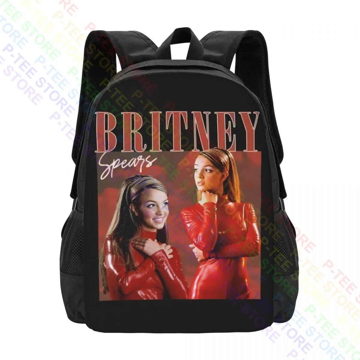 Britney Pop Culture Britney Spears Hit Me Baby One More Time OopBackpack Large Capacity Creative Multi-function