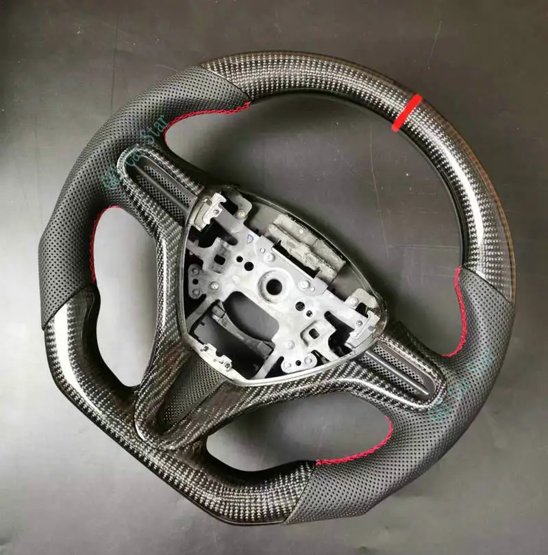 Customized 100% Carbon fiber Car Steering Wheel For 8 Generation Honda CIVIC 8TH FIT CITY