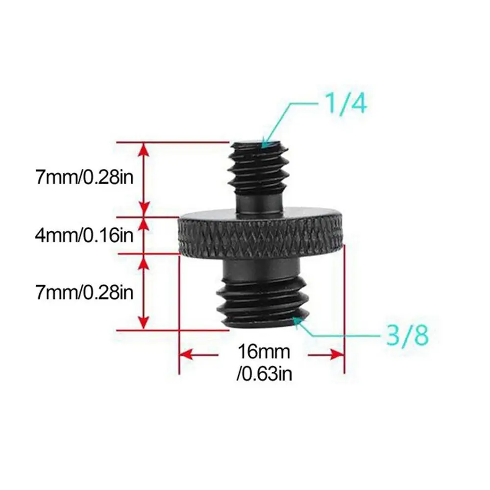 

Plate Screw Male to Female Aluminum Light Stand Tripod Mount Adapter Camera Conversion Screw Tripod Screw Tripod Connector