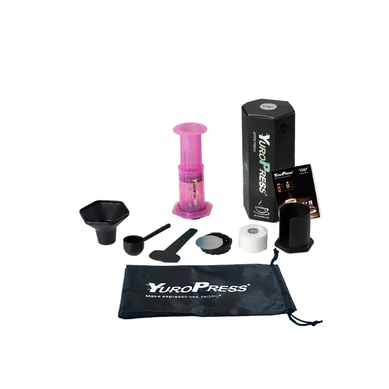 YRP Kaffeemaschine, tragbare Espressomaschine, französische Presse für Auto und Zuhause, Camping, Reisen, Kaffeekanne, Luftpresse, Ae&ropress 4