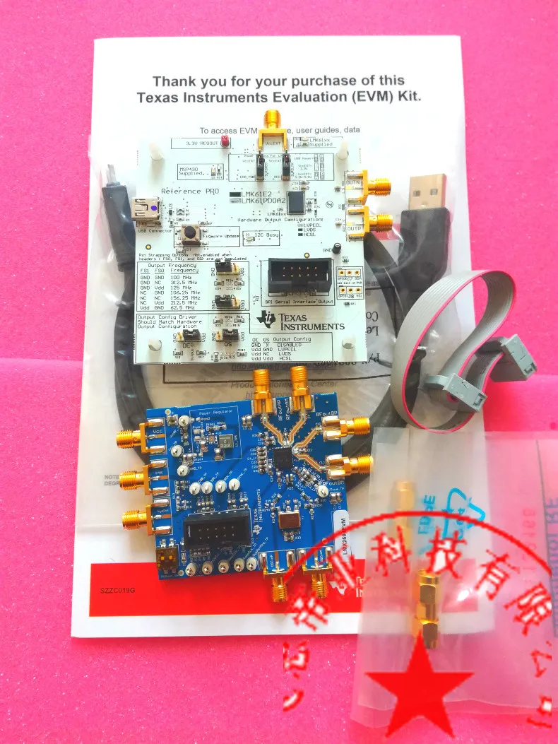 Spot LMX2594EVM VCO EVM entry PLLatinum RF wideband frequency synthesizer development board