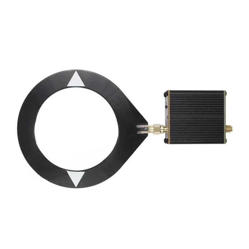 

Donut wideband antenna, frequency range 10kHz-180MHz with low impedance converter