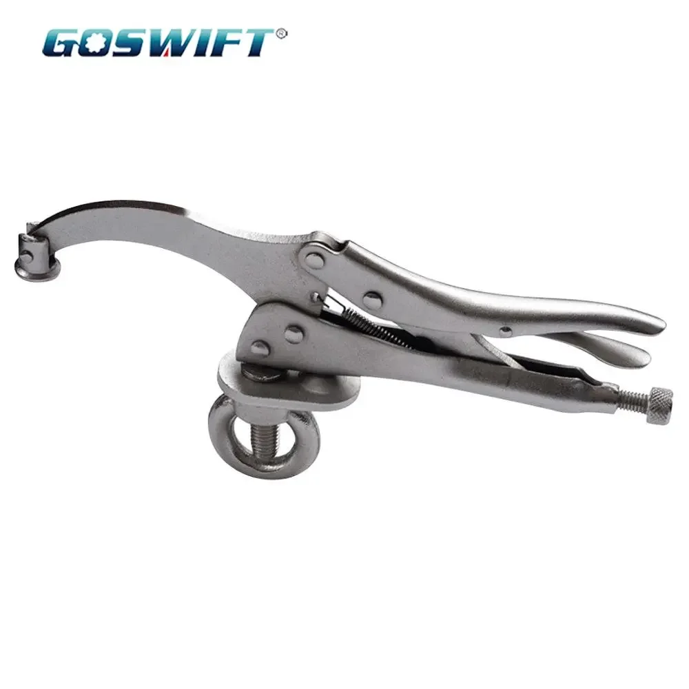 9 inch Drill Press Vice Clamp Woodworking Holding With Lock and Release Lever Locking Pliers