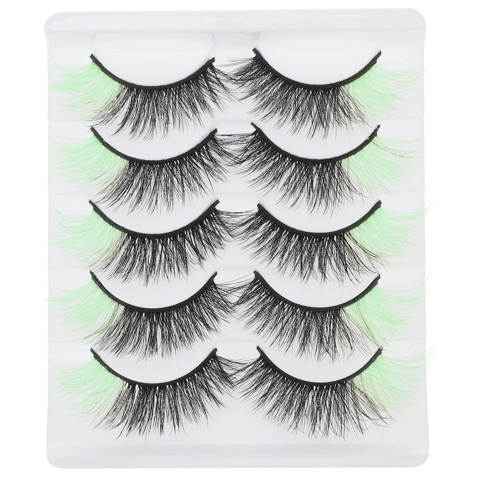 

5Pairs False Eyelashes Light Gentle Design Multiple Use Stylish Eye Look Enhancement Perfect Gift for