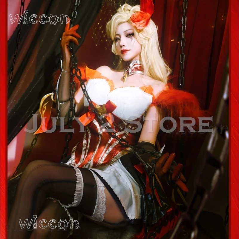 Halloween Costume lol Cosplay Western Shadow Evelynn Cosplay Costume Game Character Widow Cosplay Outfit Carnival Outfit Adulto